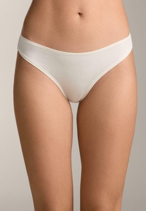 Bela bombažne satenaste kratke hlačke z gladko teksturo, s širokim elastičnim pasom in čistimi robovi za brezšiven videz.