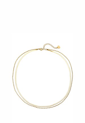 LAYERED OVAL SNAKE - Necklace - gold-coloured