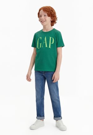 GAP LOGO ARCH TEE BOYS - Marškinėliai su spaudiniu - irish clover