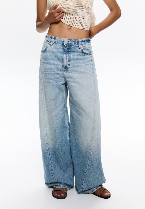 MID WAIST BARREL - Jeans Straight Leg