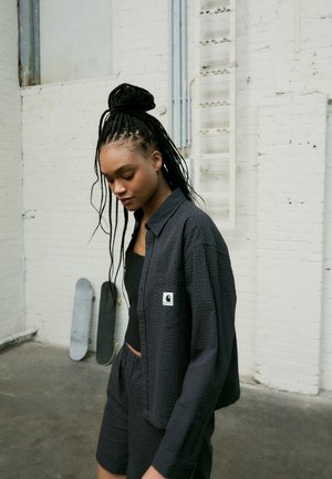 TOLAND - Button-down blouse - black