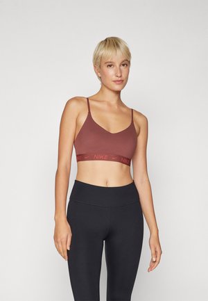 Nike Performance INDY BRA - Sutien sport cu susținere scăzută - red sepia