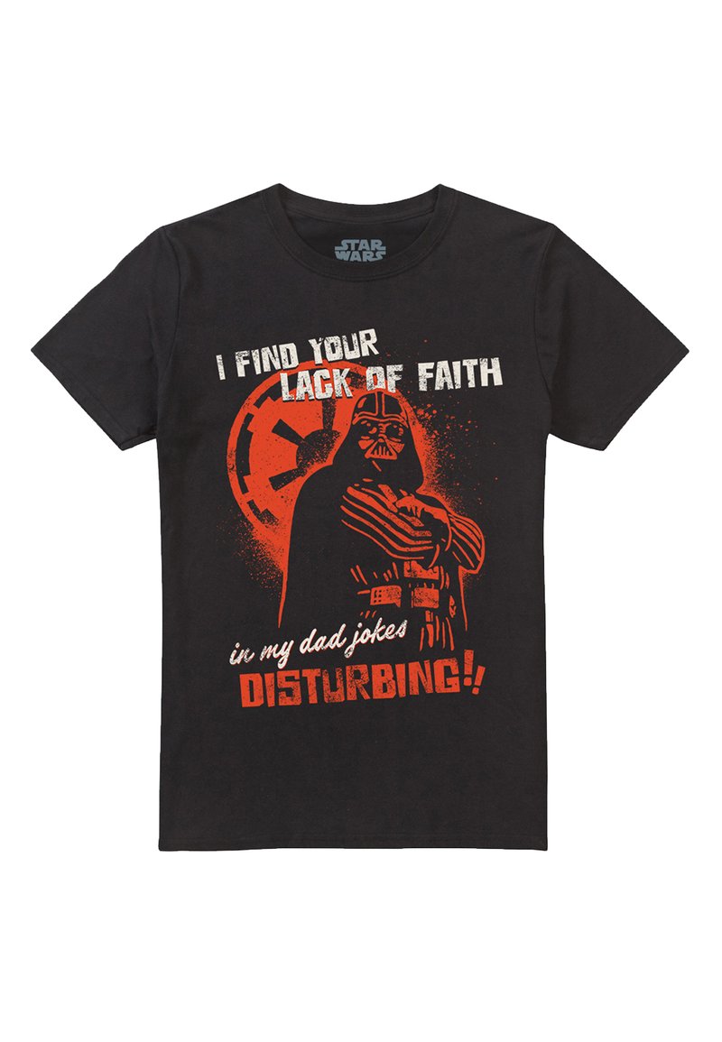 Star Wars T-shirt print zwart