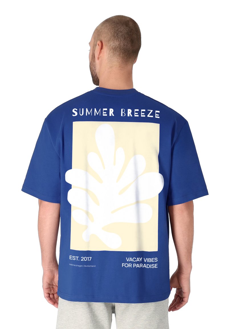 Spitzbub CORAL  - T-shirt print - blau