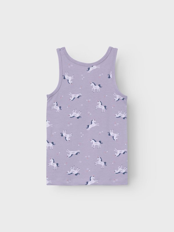NMFTANK UNICORN 2 PACK - Undershirt - lavender aura2