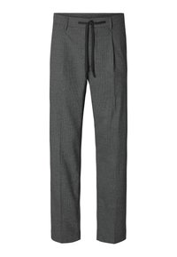 SLH190-REG TAPERED LEROY PLEAT PANT  - Pantalon classique - dark grey checkschecks