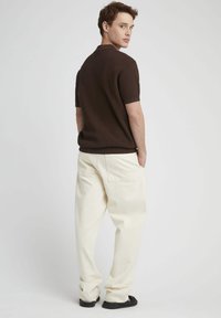 BZB AJOURÉE - Polo - marron foncée