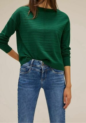 Pullover - metallic green