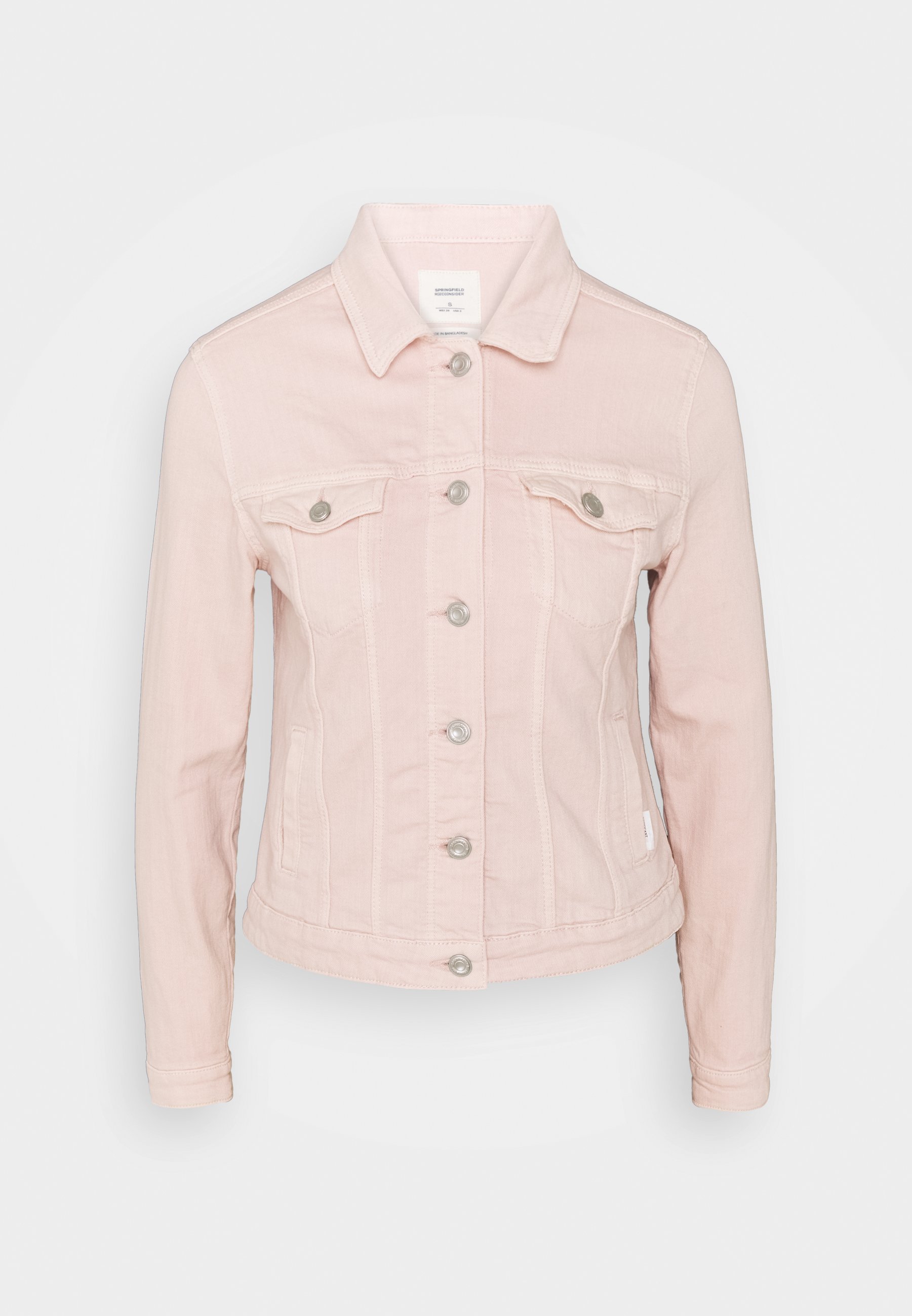 light pink jean jacket