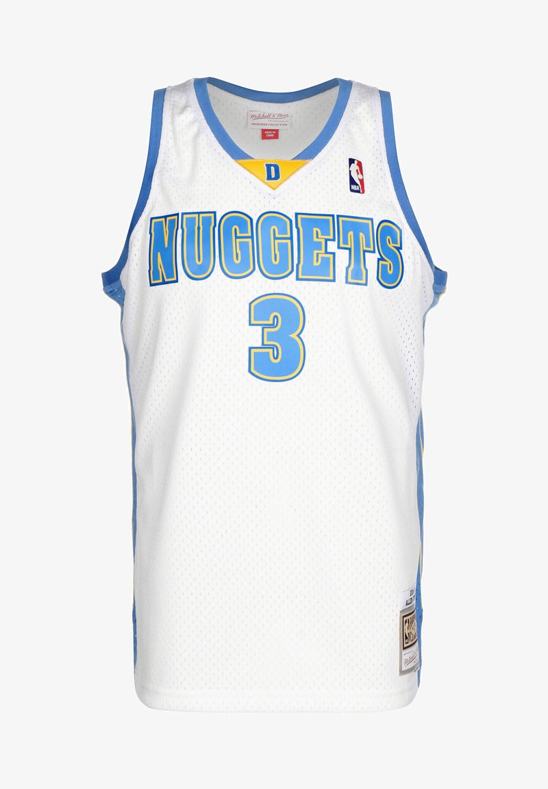 Mitchell & Ness NBA DENVER NUGGET IVERSON SWINGMAN - Camiseta NBA - white