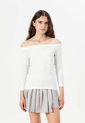 VMPANDA OFF SHOULDER  - T-shirt à manches longues - bright white