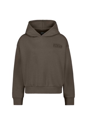 Sublevel SUBLEVEL SWEATHOODIE OVERSIZED MIT LOGO - Kapuzenpullover - brown
