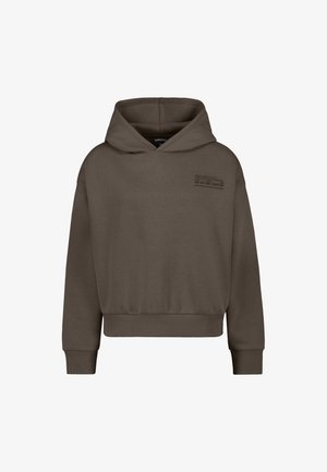 Sublevel SUBLEVEL SWEATHOODIE OVERSIZED MIT LOGO - Kapuzenpullover - brown