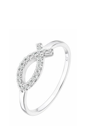 WITH DIAMOND - Prsten - white gold-coloured