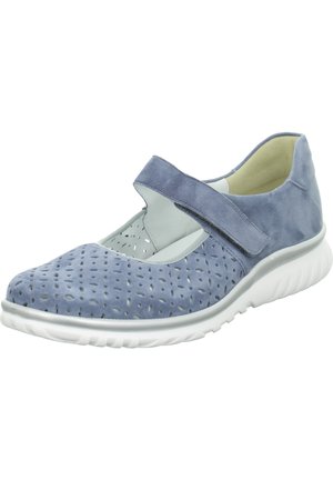 LENA - Ballerine con cinturino - sky/blau