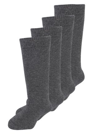 4 PACK - Dokoljenke - anthracite