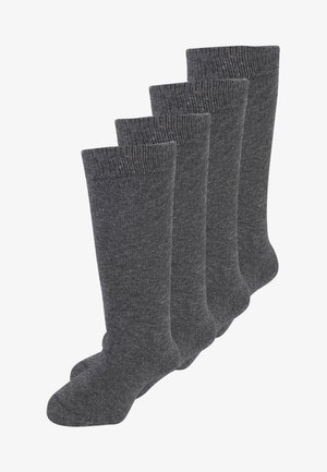 4 PACK - Knee high socks - anthracite