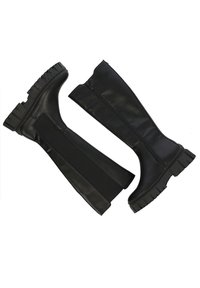 Mexx Kozačky na platformě - black