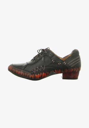 Casual lace-ups - czarny