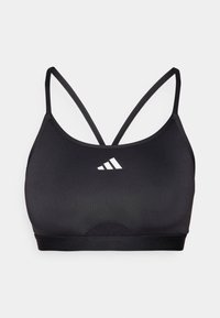 3STRIPES - Sports-BH-er med lett støtte - black