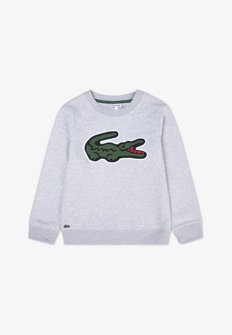 Lacoste APPLIQUE CREW UNISEX - Športni pulover - argent chine heather