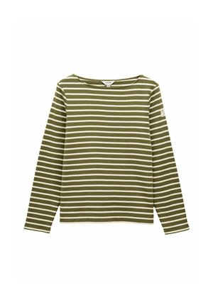 REGULAR FIT - BOAT NECK - Tops ar garām piedurknēm - green
