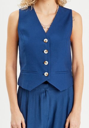 Veste sans manches - blue-black denim