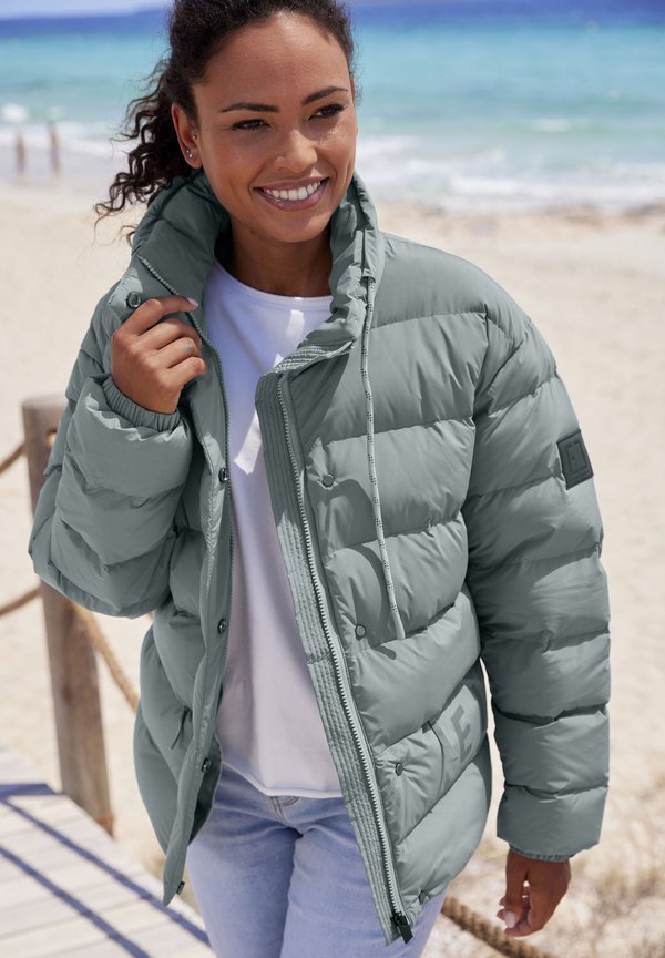 Winterjacke - petrol