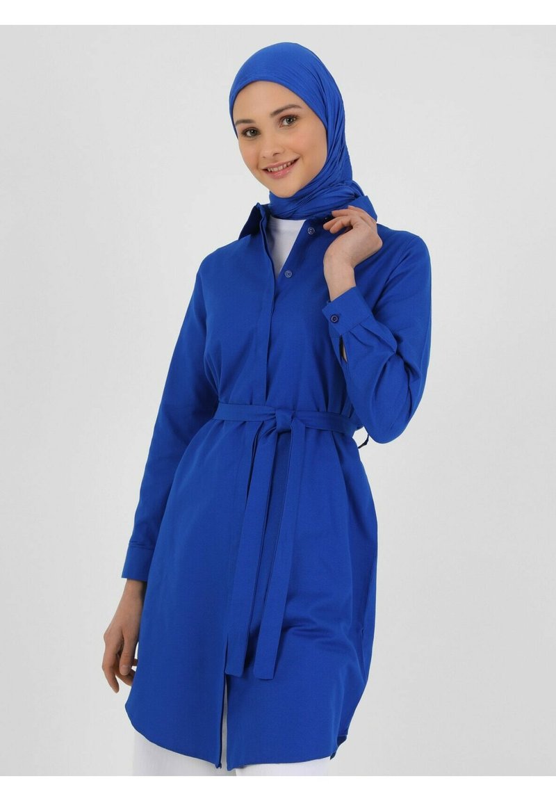 Modanisa Blue Modanisa REFKA BASIC - Hemdbluse - dark blue/dunkelblau - Zalando