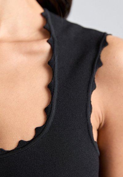 Emporio Armani DRESS - Shift dress - black