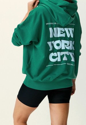 Sweat à capuche - green