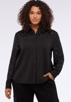 PAILLETTES - Langærmet T-shirt - nero
