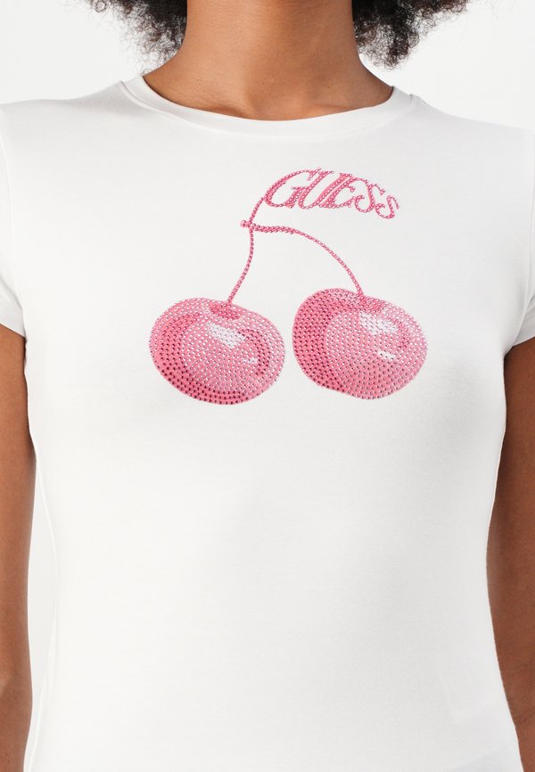 WAVY CHERRY LOGO TEE - Print T-shirt2