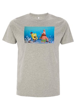 Henry Tiger SPONGEBOB SQUAREPANTS CHRISTMAS BUDS - T-Shirt print - melange grey