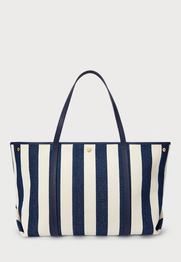 STRIPED HERRINGBONE LARGE EMERIE TOTE - Tote bag2
