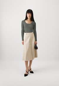 Samsøe Samsøe SAHARA - Hosszú ujjú felső - mid grey melange