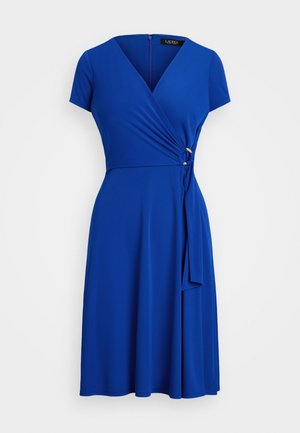 Lauren Ralph Lauren KARLEE SURPLICE JERSEY DRESS - Etuikjole - new sapphire