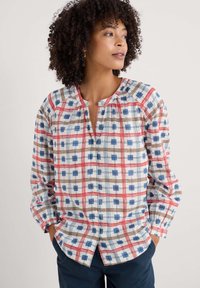 Seasalt Cornwall WEAVING SEA  - Blůza - multi drawn plaid chalk