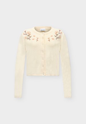 Object, OBJTHESS SLEEVE - Chaqueta de punto - sandshell/carafe/autumn