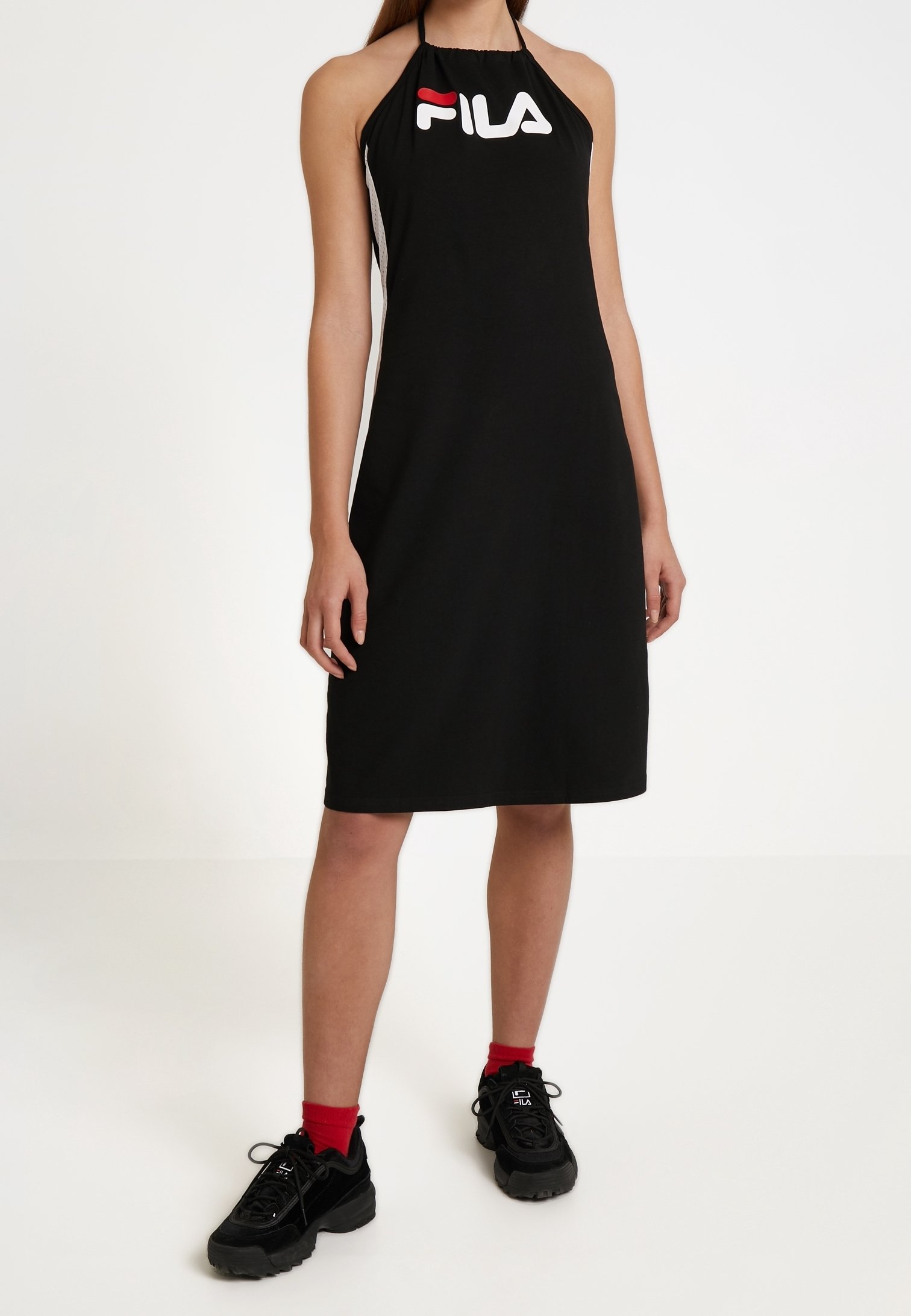 sachin and babi light blue dress niLuu AquaFlora Halter Neck Slip Dress in Moss main image 0