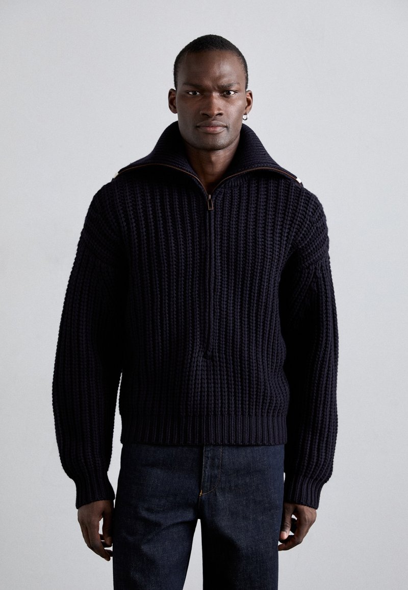 Emporio Armani FASHION - Πουλόβερ - blu navy