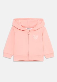 Guess HOODED WITH ZIP - Sweatjacke - peach sunrise