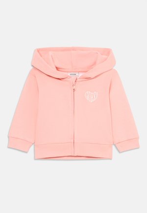 HOODED WITH ZIP - Zip-up sweatshirt - peach sunrise