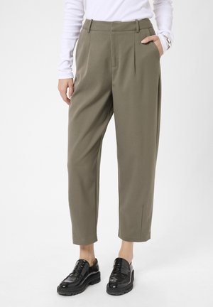 MERLE SUITING - Pantaloni - morel