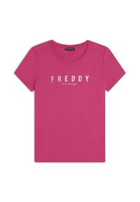 Freddy CON LOGO CHIARO SUL FRONTE - Camiseta estampada - beetroot purple