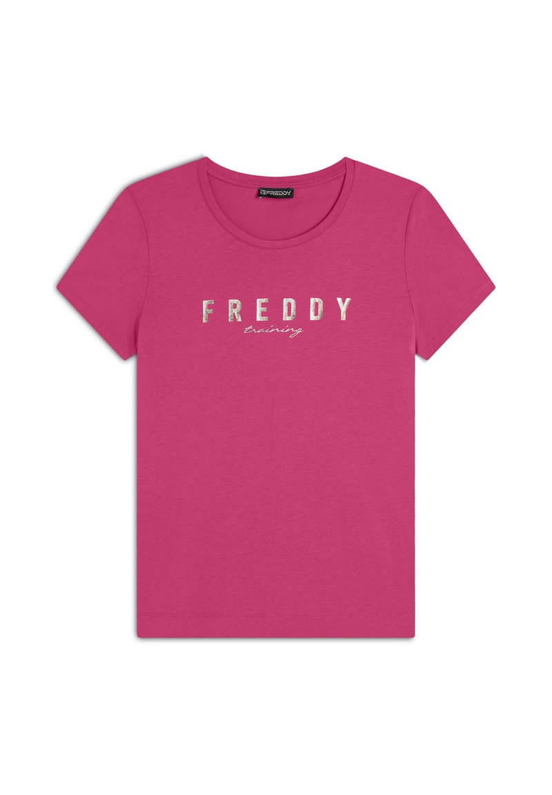 Freddy CON LOGO CHIARO SUL FRONTE - Camiseta estampada - beetroot purple
