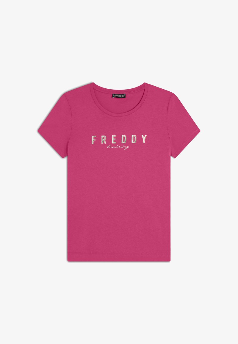 Freddy CON LOGO CHIARO SUL FRONTE - Camiseta estampada - beetroot purple