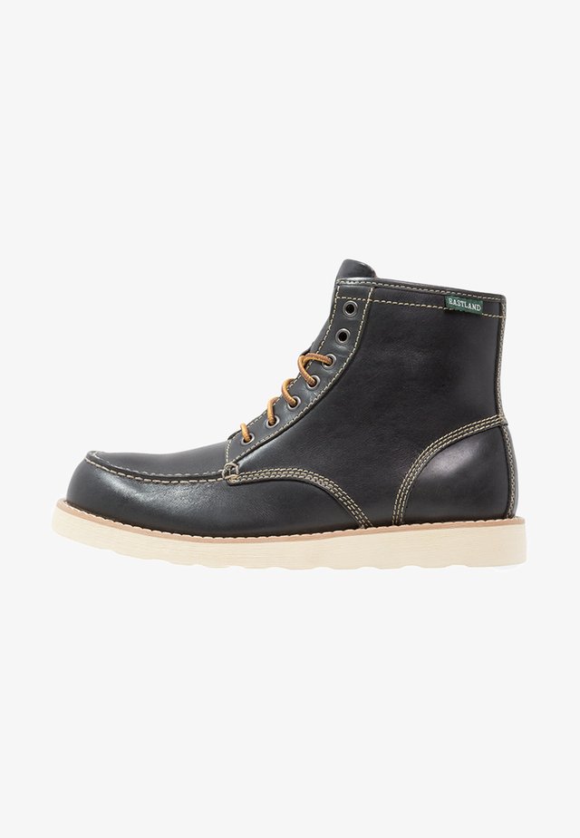 LUMBER UP - Lace-up ankle boots - navy