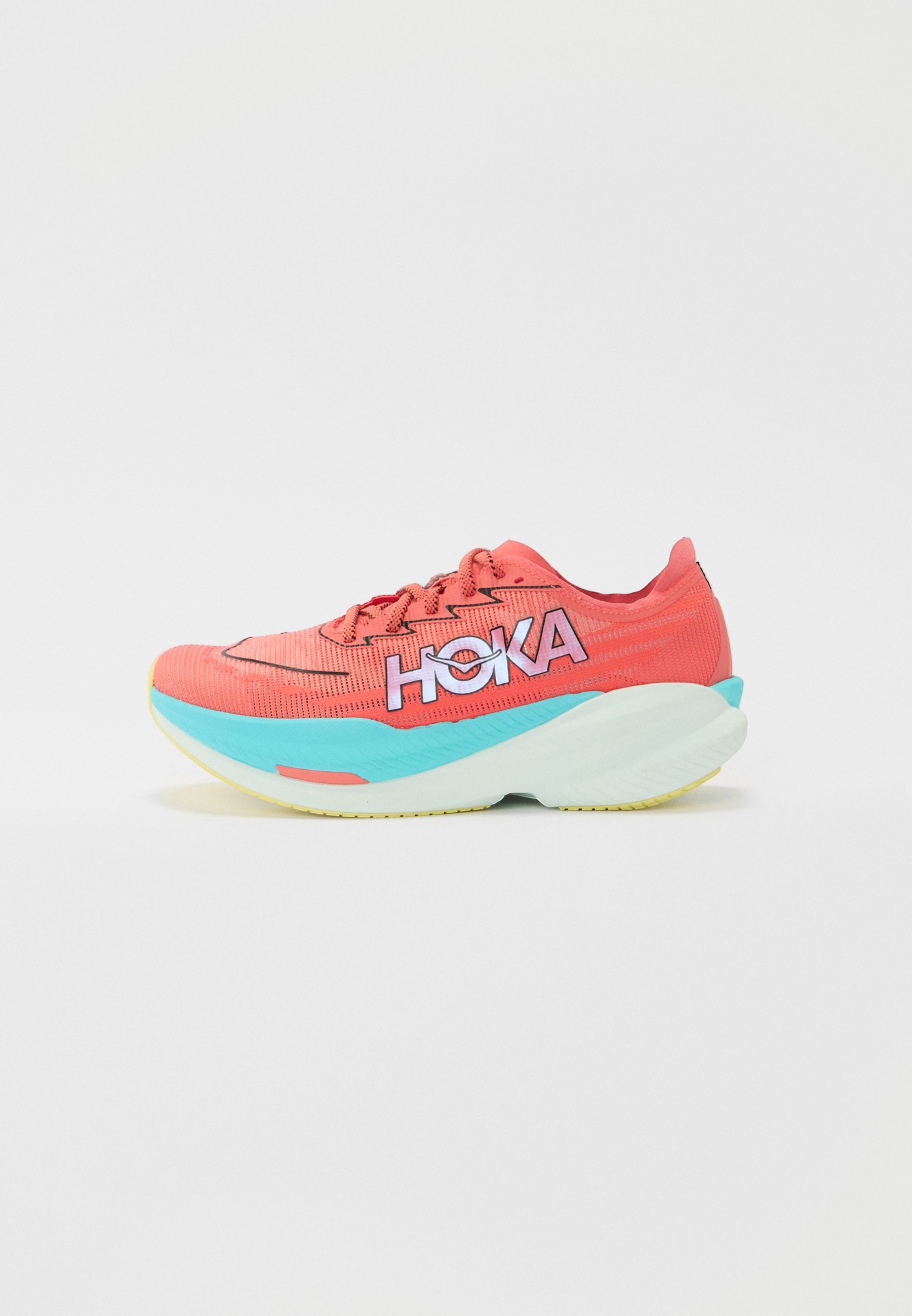 HOKA MACH X 2 - Road running shoes - grapefruit/electric 