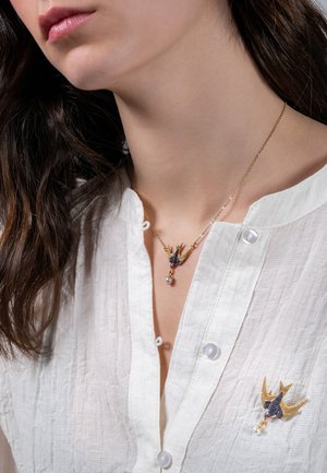 SWALLOW & PEARL - Sagė - blue gold-coloured